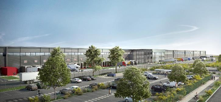 Logistics platform in Corbas