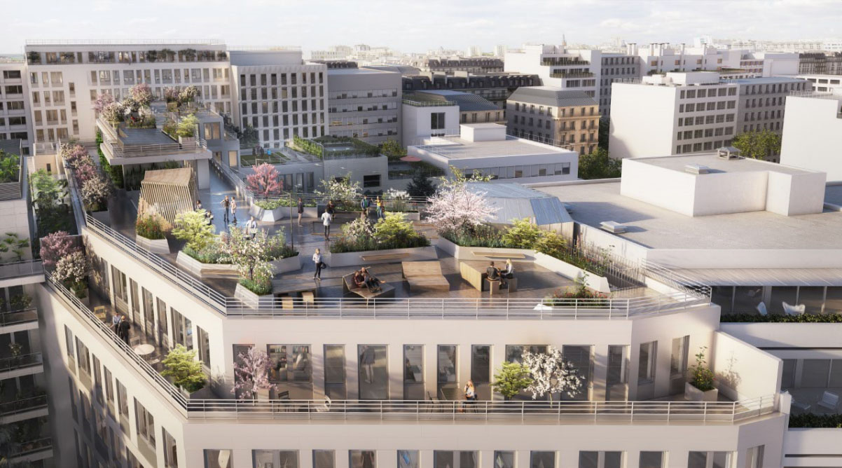 Building Charles de Gaulle in Neuilly sur Seine