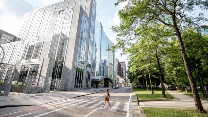 Brussel moder office buildings